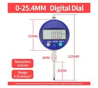 Indicatore a quadrante digitale Indicatori a Micrometro elettronico del tipo di ora Comparatore precisione Strumenti misura processi industriali(Digital Dial 25.4mm)
