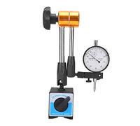 Indicatore a quadrante in lega di alluminio con base magnetica flessibile, braccio regolabile da 380 mm dotato di morsetto per la messa a punto fine, base magnetica per lavorazioni