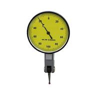 Indicatore a quadrante, Indicatore a quadrante a leva 0-0,2 mm con misuratore di sonde in rubino Indicatori di test del quadrante Strumenti di misurazione del calibro