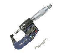 Indicatore a quadrante, Micrometro digitale Micrometro elettronico digitale con scala Pollici Conversione metrica Micrometro metrico 0-25 mm 0,001 mm