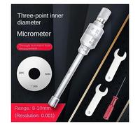 Indicatore a quadrante, Micrometro for diametro interno for la misurazione del diametro interno - Precisione 0,001 mm - Micrometro interno for utensili premium(8-10mm)