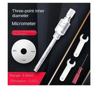 Indicatore a quadrante, Micrometro for diametro interno for la misurazione del diametro interno - Precisione 0,001 mm - Micrometro interno for utensili premium(6-8mm)