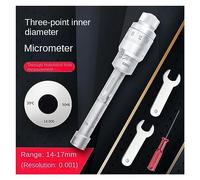 Indicatore a quadrante, Micrometro for diametro interno for la misurazione del diametro interno - Precisione 0,001 mm - Micrometro interno for utensili premium(14-17mm)