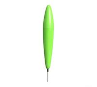 Indicatore Bite Luminoso per materiale PP Galleggiante Stabile | Design ultra sensibile, rileva mordate leggere, pesca accurata, ideale per pesci come cefali(Green)