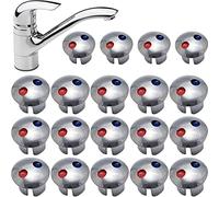 Indicatore Caldo/Freddo per Rubinetti, 20 Pezzi Pulsanti di Segni Caldi E Universali per Lavelli Bagno Cucina I Rubinetti Sostituzione