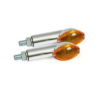 Indicatore Cateye Cromo Arancione, Lungo Albero, per Harley-Davidson Con