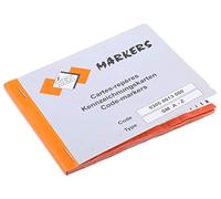 Indicatore cavo adesivo, testo: A? Z; -; 0? 15, Nero su Bianco