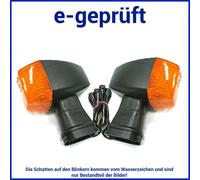 JMP Coppia Frecce Nero Frontale per Kawasaki GPZ 1100 VN800E Drifter VN1500FI R