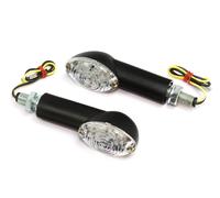 Indicatore Coppia LED Occhio Gatto Nero 40 MM Enduro per Suzuki KTM Yamaha