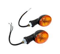 Indicatore Coppia Mini Ovale Nero Omologati per Ajp Aprilia BMW Ducati Derbi