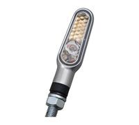 Indicatore D-Light Argento, Chiari Lente, per Harley-Davidson Con Marcatura E