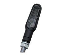 Indicatore D-Light Nero, Tinto Lente, per Harley-Davidson Con Marcatura E