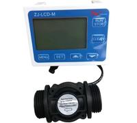 Indicatore del contatore del sensore di flusso 'acqua Interruttore del manometro + regolatore del display digitale Intervallo 0,1-9999L DN25