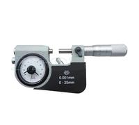 Indicatore del diametro esterno della leva da 0-100 mm Micrometro a scatto con quadrante Parti sfuse Righello di misurazione Calibro a vite livello industriale(0-25.4mm(0.001))