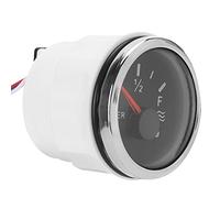 Indicatore del Livello dell'Acqua, 52 mm/2 Pollici, Sensore Serbatoio Acqua DC Smart, Allarme per Barca Marittima RV, 0-190 Ohm, Europeo 9-30 V, Nero