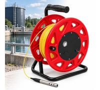 Indicatore Del Livello Dell'acqua, Misurazione Della Profondità Pozzo | Design A Doppio Allarme, Maniglia For Il Trasporto Portatile, Portata 30-300 M, For Pozzi E Trivellazioni(Red,30m)