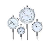 Indicatore del quadrante puntatore test calibro a da 0,01 mm ad alta precisione Strumento di misurazione'indicatore percentuale meccanica a 50 processi industriali(0-10mm)