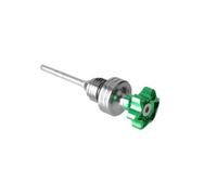 Indicatore Della Accessori Per Modifiche Motociclette Astina Riempimento Dell'olio Carter Motore Livello Indicatore Del Serbatoio 20 Mm(Green)