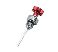 Indicatore Della Tappo Di Riempimento Dell'astina Livello Dell'olio Motore Universale Per Motociclette Indicatore Del Carter Per Scooter(Red)