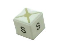 Indicatore delle dimensioni del gancio 200 pezzi in plastica for etichette quadrate stampate for abiti Misuratori bianchi Etichetta di codifica for abbigliamento for l'organizzazione(S)