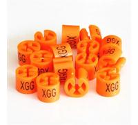Indicatore delle dimensioni del gancio Etichetta for appendiabiti for indumenti con codice colore in plastica da 500 pezzi for l'organizzazione di scaffali for abiti(Xgg)
