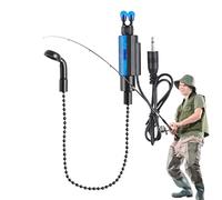 Indicatore di abboccata per canna da , campane di allarme per canna da , impermeabile, portatile, per la notte, pratiche campane per acqua