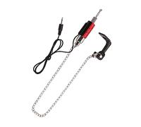 Indicatore di Allarme per di Pesce con Luce LED Brillante per Segnali di Pesca Efficaci, Resistente Acciaio Inossidabile e Plastica, Perfetto per Gli Amanti della Pesca (Rosso)