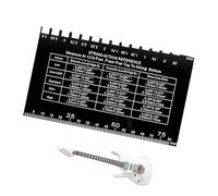 Indicatore Di Azione Per Chitarra - Strumento Di Misurazione 'altezza Delle Corde Su Più Scale, Righello Di Installazione Per Strumenti Elettrici Acustici, Accessorio Di Calibrazione Legge