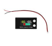 Indicatore di capacità della batteria DC8-100V LCD digitale misuratore di elettricità piombo-acido litio PO4 tester di tensione for auto moto(Optiona D)