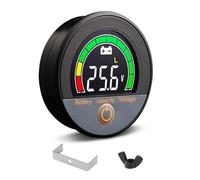 Indicatore di capacità e tensione della batteria impermeabile IP67 12V 24V 48V 60V 84V con display LCD retroilluminato e avviso di bass