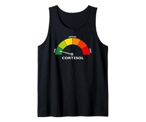 Indicatore di cortisolo Basso Divertente Biologia Psicologia e Benessere Canotta
