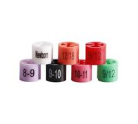 Indicatore di dimensioni for grucce 400 pezzi Indicatori indumenti colorati Clip codificate Numero del mese Tag Fibbia for l'organizzazione degli scaffali abbigliamento(2Y)