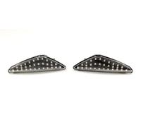 Indicatore di direzione 1 Coppia Per BMW X5 E70 X6 E71 E72 X3 F25 Indicatori Direzione Sequenziali Luci Posizione Laterali LED Dinamiche Colore Fumo Indicatore Specchietto Retrovisore(Clear)
