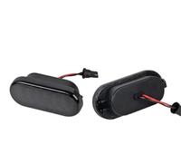 Indicatore Di Direzione 2 luci di posizione laterali a LED, indicatori di direzione per Seat per Leon per Altea per MII per Alhambra per Cordoba per Ibiza per Exeo dinamica luci segnale(Smoked)