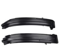 Indicatore di direzione a LED Per Nissan Per X-Trail T32 Per Rogue Per Qashqai J11 Per Murano Z52 LED Specchietto Laterale Indicatori Di Direzione Luce Sequenziale(Dynamic Black)