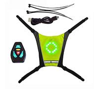 Indicatore di direzione a LED senza fili con telecomando per ciclismo, corsa, escursionismo, arrampicata, zaino widget