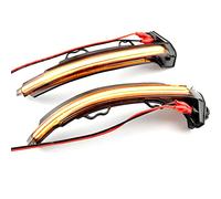 Indicatore di direzione dinamico Specchietto retrovisore Lente fumé Indicatore di direzione LED Indicatore di direzione Singal Compatibile con Audi A4 S4 RS4 B9 2016-2019 A5 S5 RS5