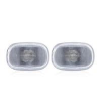 Indicatore Di Direzione Lampadina Alogena Per Auto, Luce Di Guida Laterale Gialla, Indicatore Di Direzione Per Toyota Per Hilux Per Vigo 2005-2012(2pcs Clear Lens)