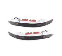 Indicatore Di Direzione LED Stop Indicatore Direzione Auto Paraurti Posteriore Sinistro Destro Fanale Posteriore Lampadina Per Q5 2009 2010 2011 2012-2016 Accessori Auto(Black A Pair)