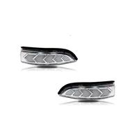 Indicatore Di Direzione Luci Direzione A LED Specchietti Laterali Anteriori Dell'auto Con Luci Benvenuto Bianche Per Avalon Per Corolla Per Corolla IM Per Prius C(Clear Lens)