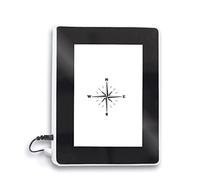 Indicatore di direzione Northwest Orologio Magico Specchio Lampada Photo Frame Multifunzione