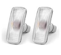 Indicatore Di Direzione Per Jeep Per Commander Per Compass Per Patriot 2006-2010 Indicatore Di Direzione Laterale Giallo Senza LED 04806224AA Lampada Di Segnalazione(2pcs Clear Lens Lamp)