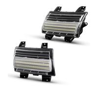 Indicatore di direzione Per Jeep Per Wrangler Jl Paraurti Anteriore A LED Luce Di Direzione Luci Diurne DRL Bianche Per Jeep JL Configurazione Bassa Indicatori di direzione(Clear lens,No dynamic)