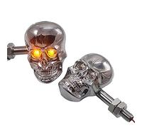 Indicatore di Direzione per Moto 1 Paio di Accessori per Moto Personalizzati, Indicatori di Direzione Riadattati, Resistenti alle Intemperie per La Maggior Parte delle Motociclette