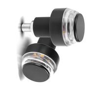 Indicatore di direzione per moto Per 7/8 "22mm Manubrio Moto Manubrio Indicatori Di Direzione Indicatori Di Direzione Maniglia Grip Bar Grip Plug Lampeggiante Luce Indicatore Laterale ( Color : 2pcs A