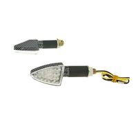 Indicatore di direzione Set M10 LED Carbon Look Mini, Lang