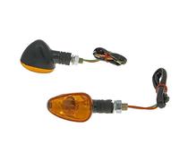 Indicatore di direzione Set M10 Nero Doozy Orange, breve