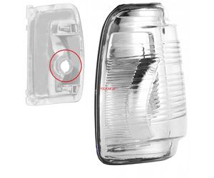 Indicatore di direzione sullo specchietto retrovisore sinistro per Ford Transit