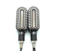 Indicatore di direzioneYI Indicatori Di Direzione Motociclette Luci Direzione Lampeggianti Lampade Per Kawasaki Per Z900 Per Ninja Luce Di Posizione Laterale Del Freno(ROSSO)