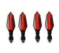Indicatore di direzioneYI Indicatori Di Direzione Per Moto, 10 Mm Per Ducati Monster 696, 797, 821, Hypermotard 950, Indicatori Di Direzione Laterali(4pcs Red)